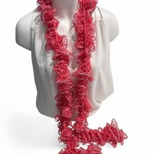 ✨ Handmade‎ Ruffle Lace Scarf — 56" — Soft, Lightweight & Flouncy